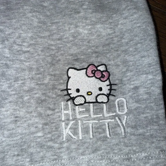 Sanrio Hello Kitty Women's Skirt Grey Size M NWT Elastic Waist Drawstring - Picture 4 of 8